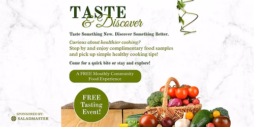 Taste & Discover: A FREE Food Tasting Experience