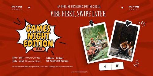 [30s-40s] Vibe First, Swipe Later: An Offline Conscious Dating Social