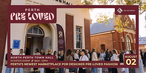 Perth Pre Loved Market AUGUST 2026