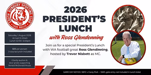 SBSC President's Lunch with Ross Glendinning
