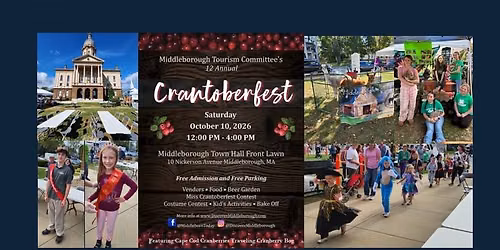 Middleboro Tourism Committee 12th Annual Crantoberfest