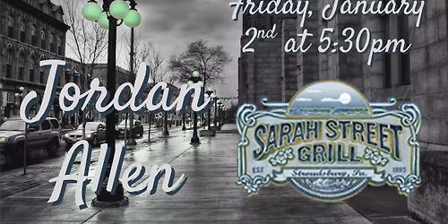 Jordan Allen at Sarah Street Grill