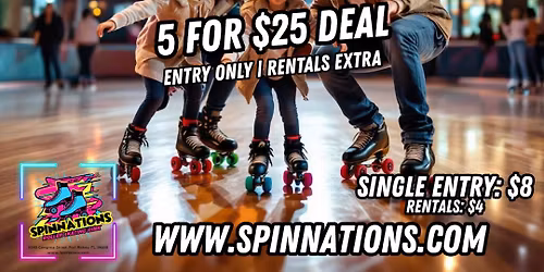 Sunday FUNdays | 2-5pm | 5 for $25 Deal
