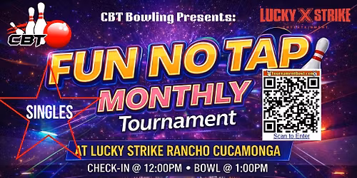 300 Max 9 pin No-Tap Tournament 