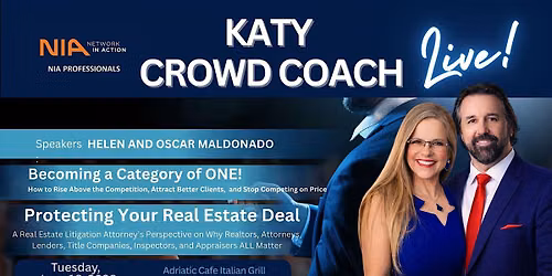 NIA KATY CROWD COACH LIVE:  Helen and Oscar Maldonado