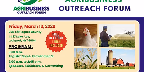 Niagara County Agribusiness Outreach Forum