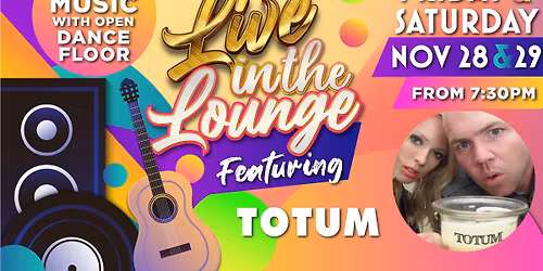 TOTUM live at Bay Soldiers November 28 & 29