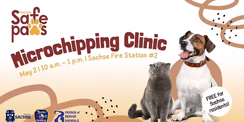 Sachse Safe Paws - Free Microchipping Clinic