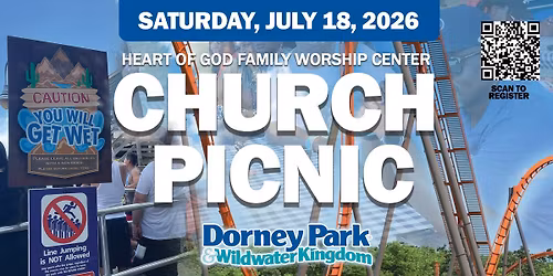2026 Church Picnic @ Dorney Park & Wildwater Kingdom