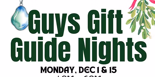 Guys Gift Guide Night