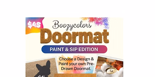 Doormat Paint & Sip Edition