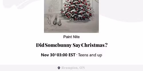 Paint Nite at Kelsey's Quarry Edge!