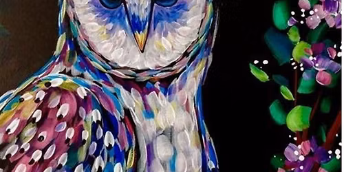 Midnight Owl Canvas Paint Night
