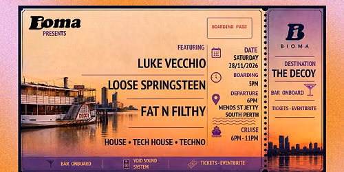 Bioma boat party Pt 1 Ft Luke Vecchio - Fat n Filthy - Loose Springsteen