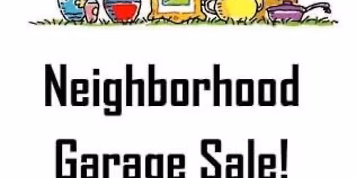 Community Yard Sale and Pop-Up Small Business Event THIS SATURDAY 8 AM - 1 PM!