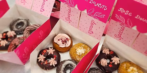 Rose Dough Donuts onsite!!!