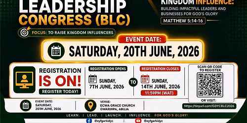 Business and Leadership Congress — ECWA Grace Chapel,gwarinpa