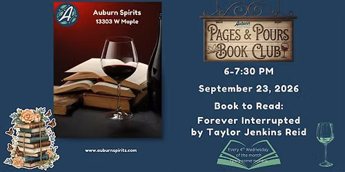 Pages & Pours Auburn Book Club