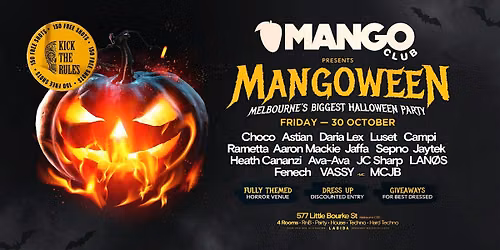 MANGO CLUB | 30.10.26 | MANGOWEEN