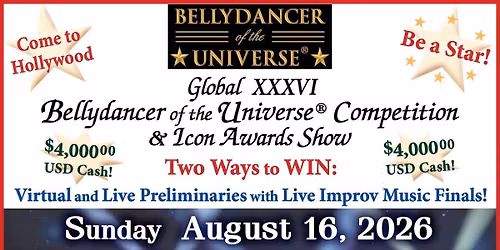 Bellydancer Of The Universe Competition & Icon Awards Show