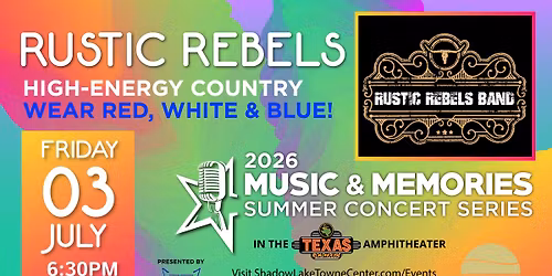 Music & Memories Concert - Rustic Rebels