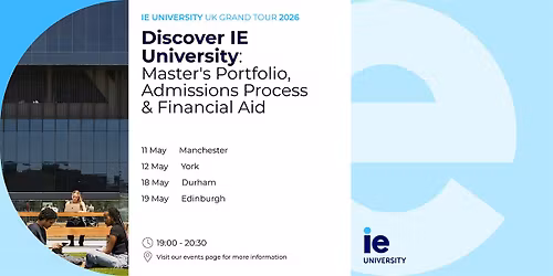 Discover IE University: Master's portfolio, admissions process and financial aid
