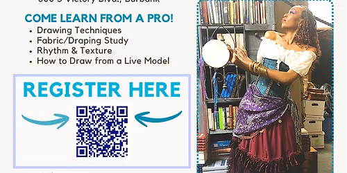 Instructed Costume Drawing Workshop with Lisa Dosson and Kia Watson