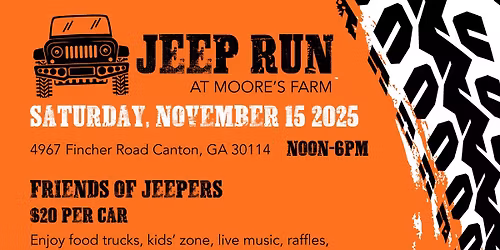 JEEP RUN at Moore\u2019s Farm 