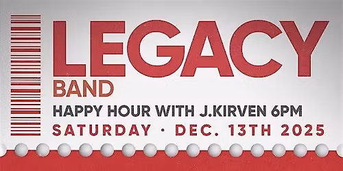 Legacy Band at Vagabond 12\/13\/25!