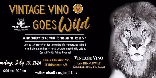 Vintage Vino Goes Wild