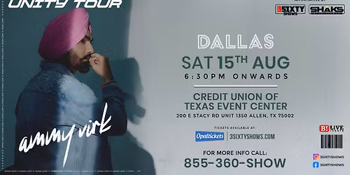 Ammy Virk - Unity Tour