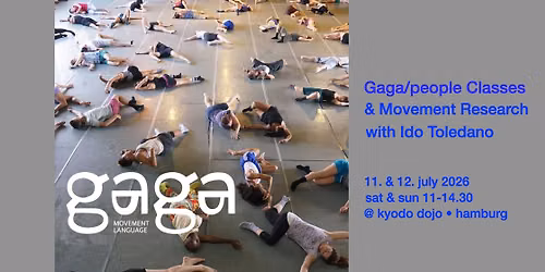 Gaga\/people Classes & Movement Research with IDO TOLEDANO