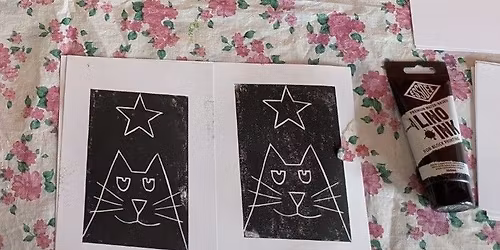 FREE Linocut Christmas Card Workshop for Young People (11 to 19 year olds)