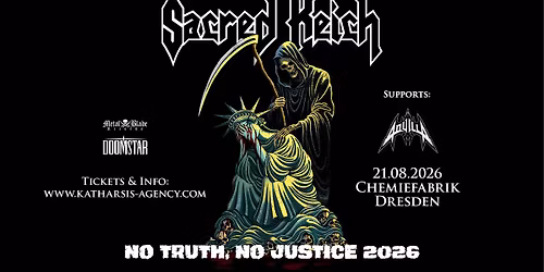 + SACRED REICH + AQUILLA - Chemiefabrik Dresden 