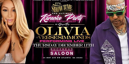 Olivia and Verse Simmonds Performing Live at Jagged Edge R&B Karaoke Party