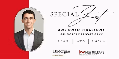 Special Guest: Antonio Carbone, J.P. Morgan