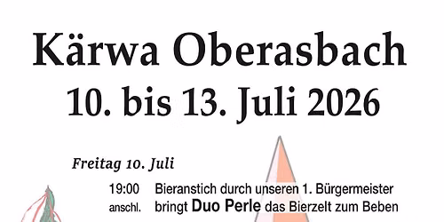 K\u00e4rwa Oberasbach 2026