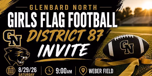 8\/29 SAT | GBN Girls Flag Football Dist. 87 Invite