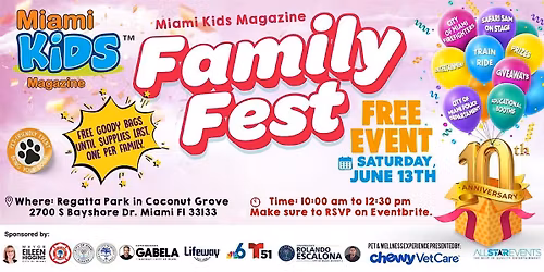 Miami Kids Magazine Family Fest 2026!