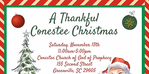 Holiday Fair \/ A Thankful Conestee Christmas
