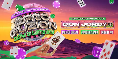 AFROFUZION \u2022  10 AVRIL \u2022 CASINO CHAUDFONTAINE