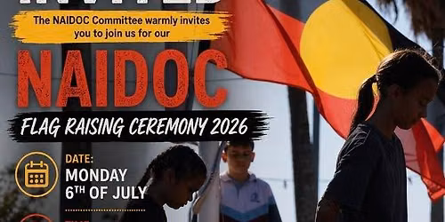 NAIDOC flag raising ceremony