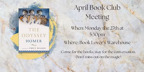 BLW's April Book Club Meeting