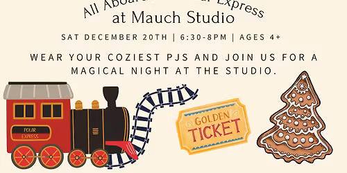 Polar Express Night at the Art Studio!
