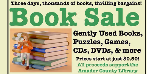 Fall 2025 Book Sale Nov.14-16 (see details for hours)