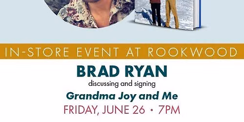 Brad Ryan discussing and signing Grandma Joy and Me