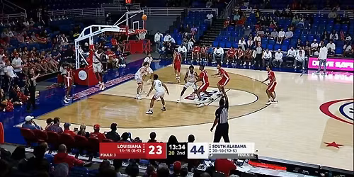 South Alabama Jaguars at Louisiana Ragin' Cajuns Mens Basketball