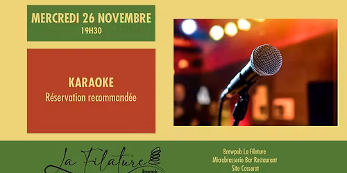 KARAOKE - LA FILATURE