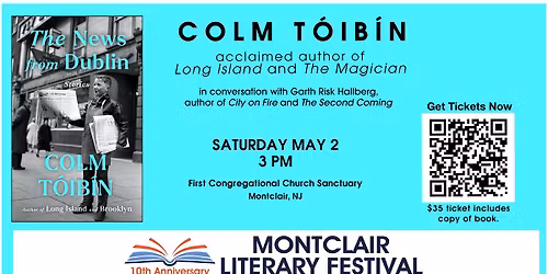 AUTHOR TALK: Colm T\u00f3ib\u00edn 'The News from Dublin'