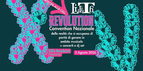 REVOLUTION - CALL APERTA - Convention su musica e parit\u00e0 di genere